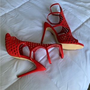 Red stiletto heels
